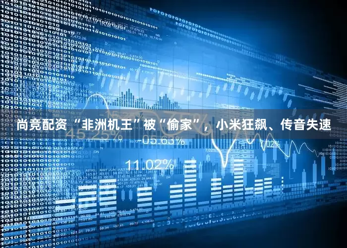 尚竞配资 “非洲机王”被“偷家”，小米狂飙、传音失速